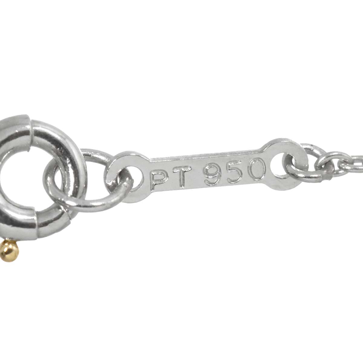 Bean Diamond Necklace Platinum