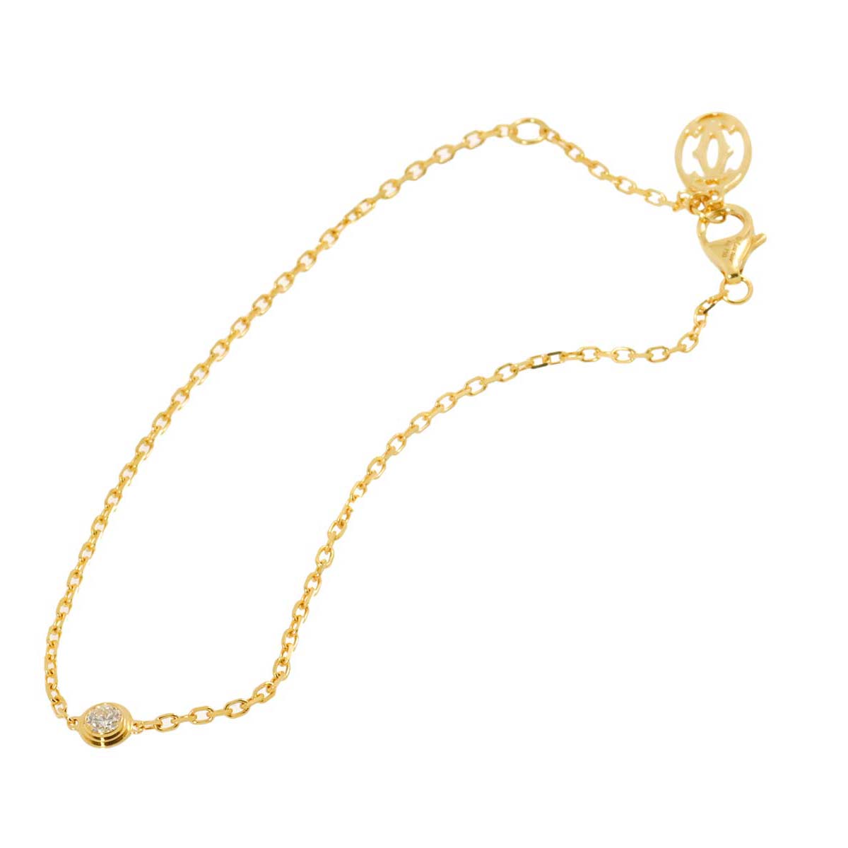 d Amour Diamond Bracelet SM 18K Yellow Gold 750