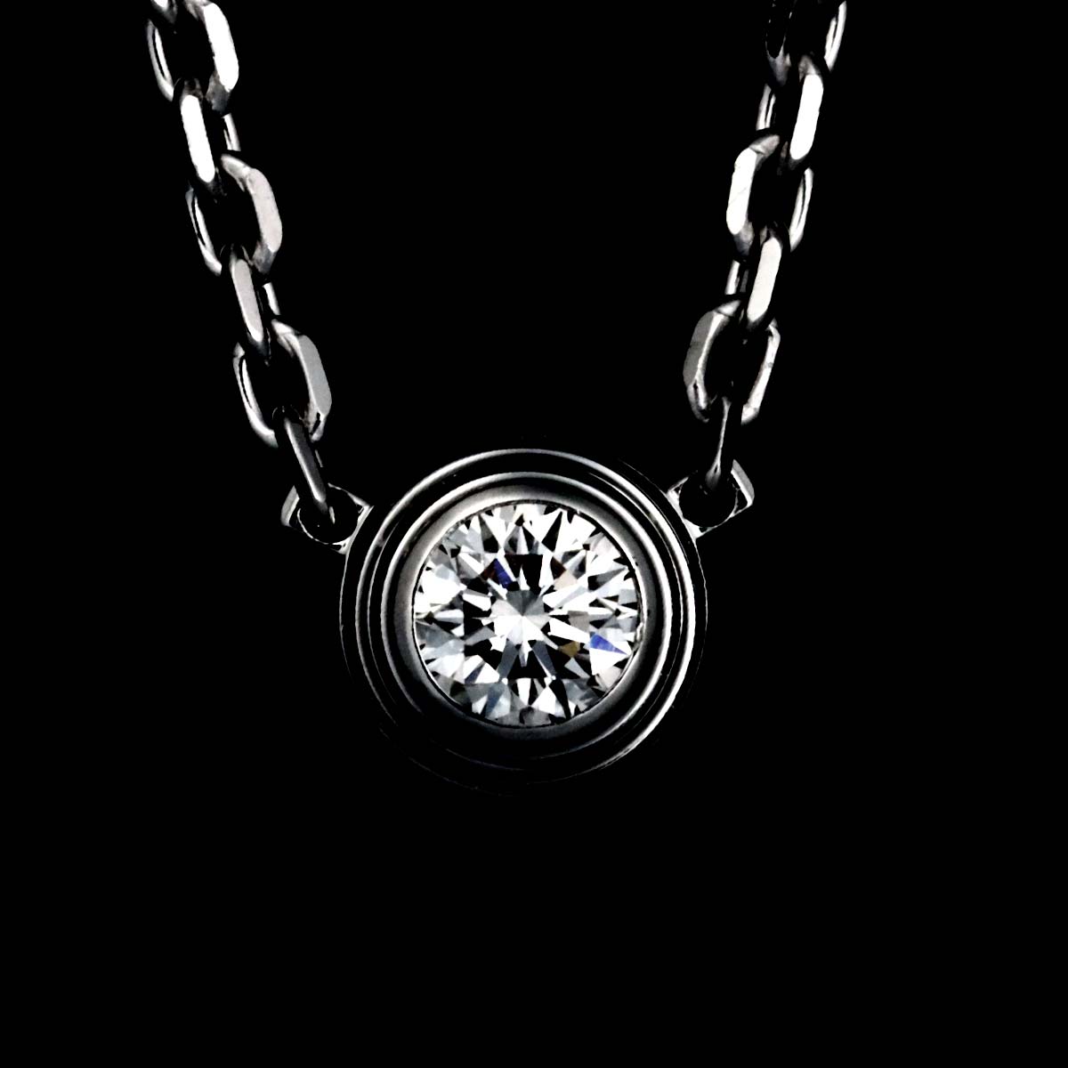 d Amour XS Necklace Diamond Necklace 18K WG 750