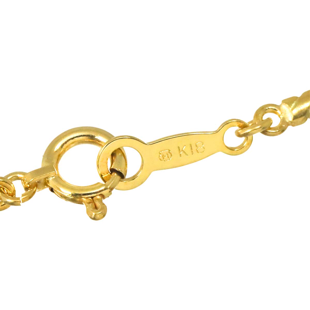 Akoya Pearl 8.5mm Diamond Necklace 18K Yellow Gold 750