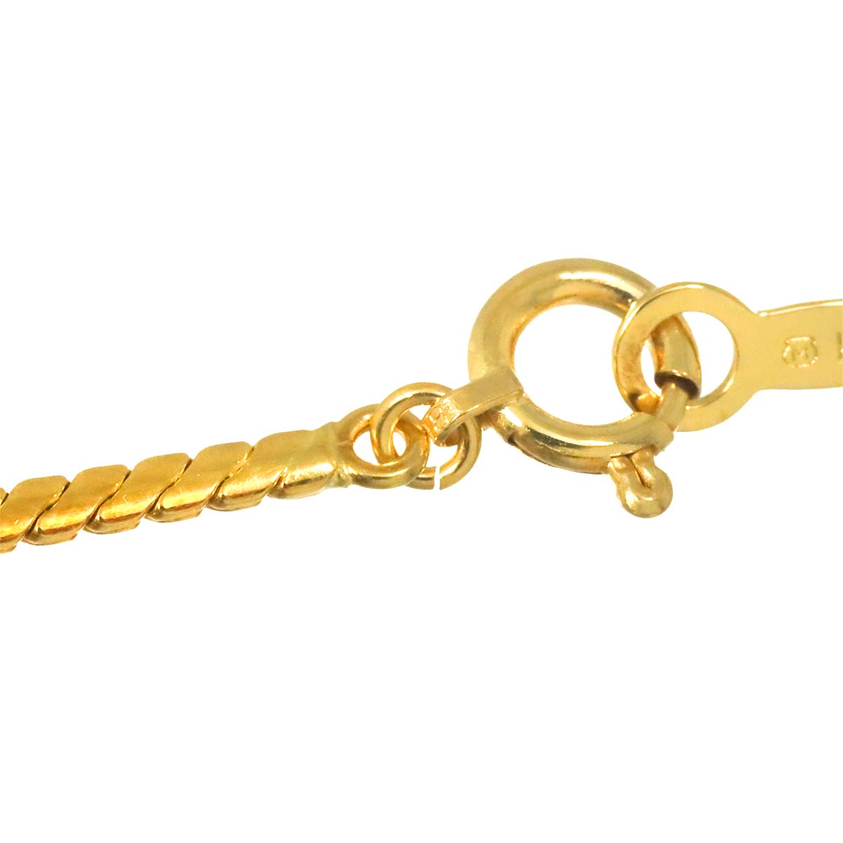 Akoya Pearl 8.5mm Diamond Necklace 18K Yellow Gold 750