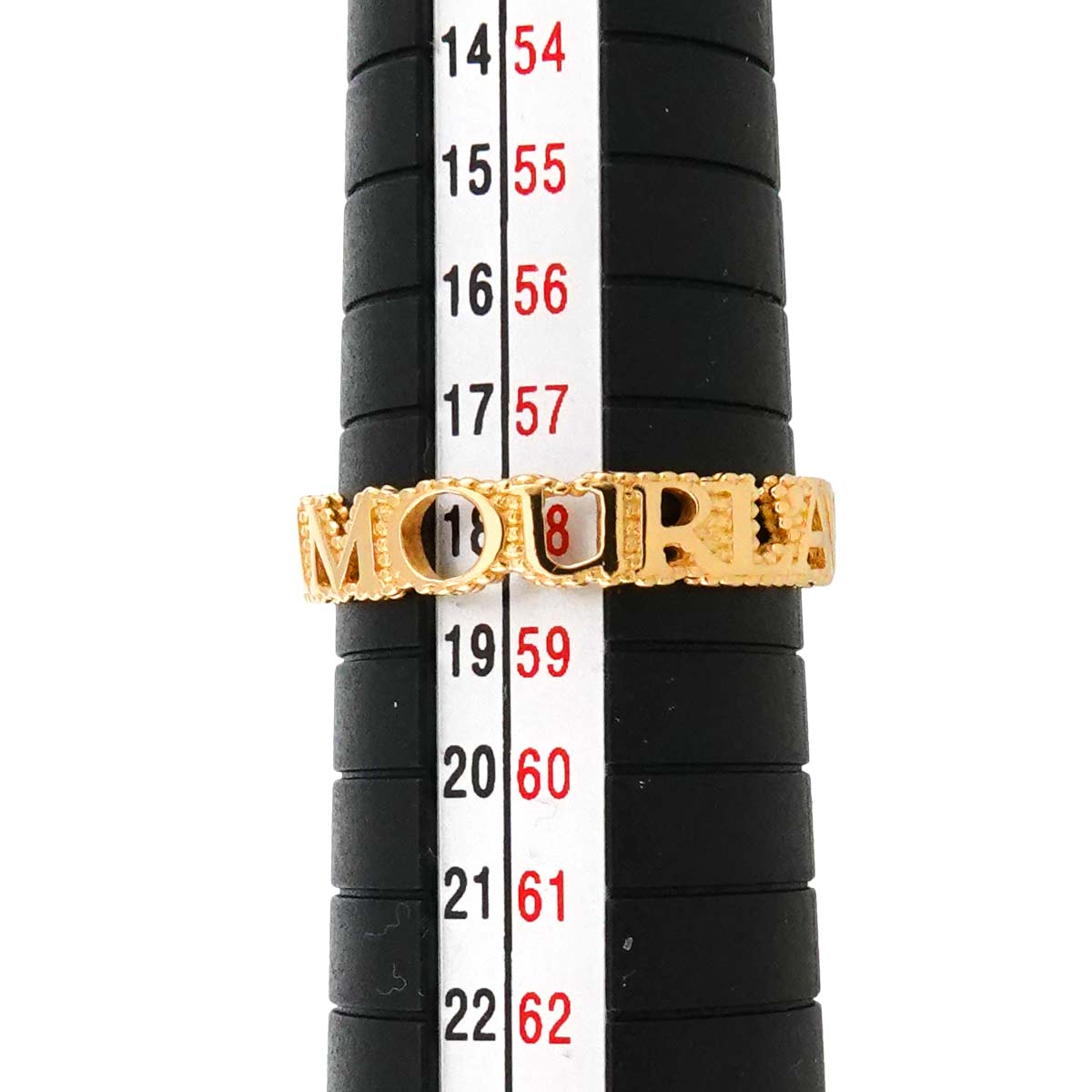 L AVEUGLE PAR AMOUR Ring 18K Yellow Gold 750 Size19 8.25(US)