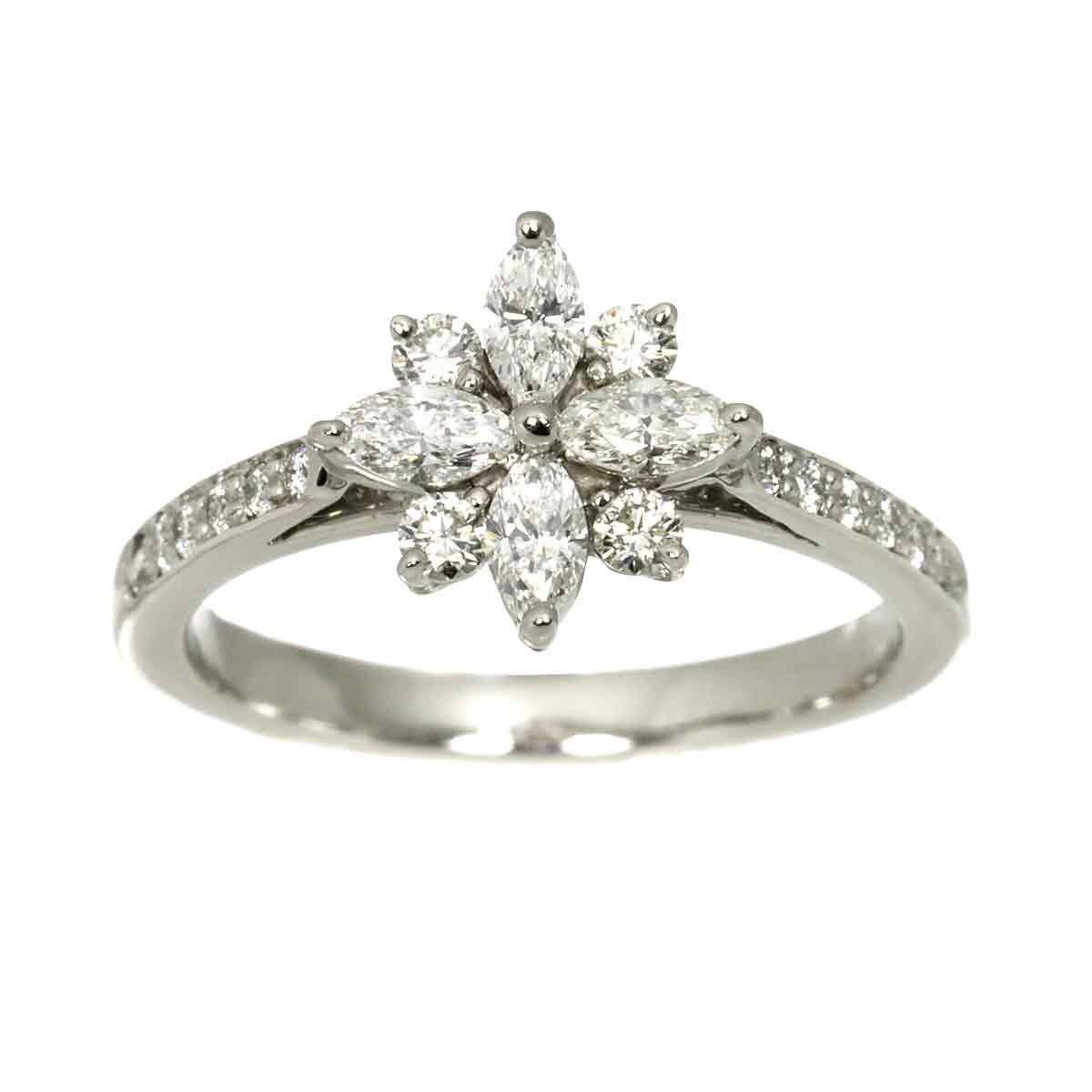 Victoria Diamond Ring Platinum Size3.75(US)