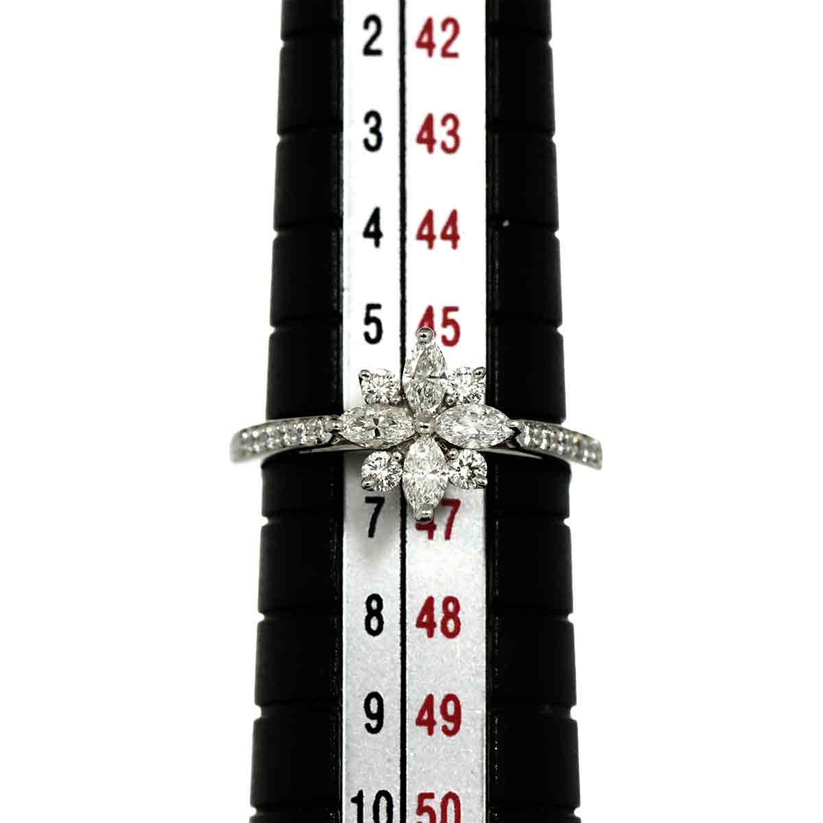 Victoria Diamond Ring Platinum Size3.75(US)