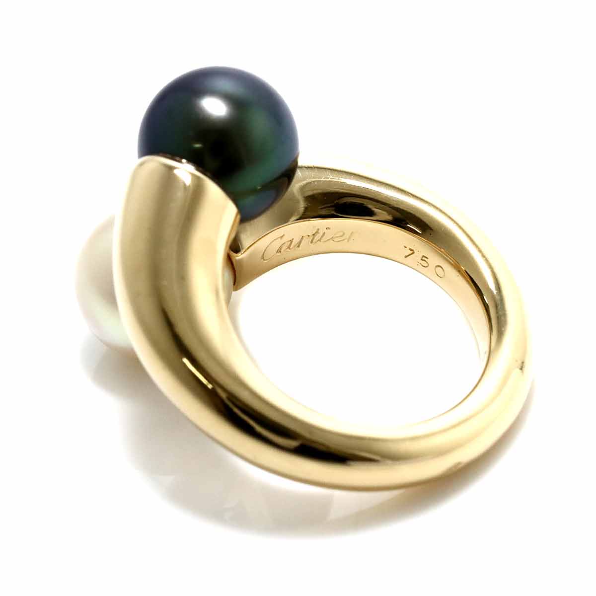 South Sea pearl Ring 18K Yellow Gold 750 size51 5.5-5.75(US)