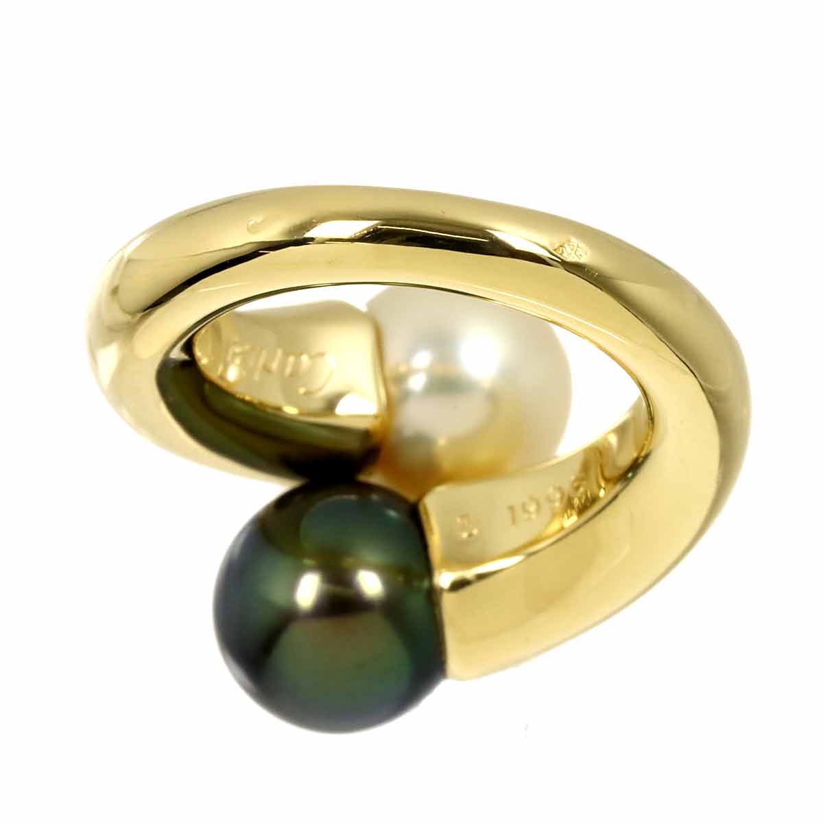 South Sea pearl Ring 18K Yellow Gold 750 size51 5.5-5.75(US)