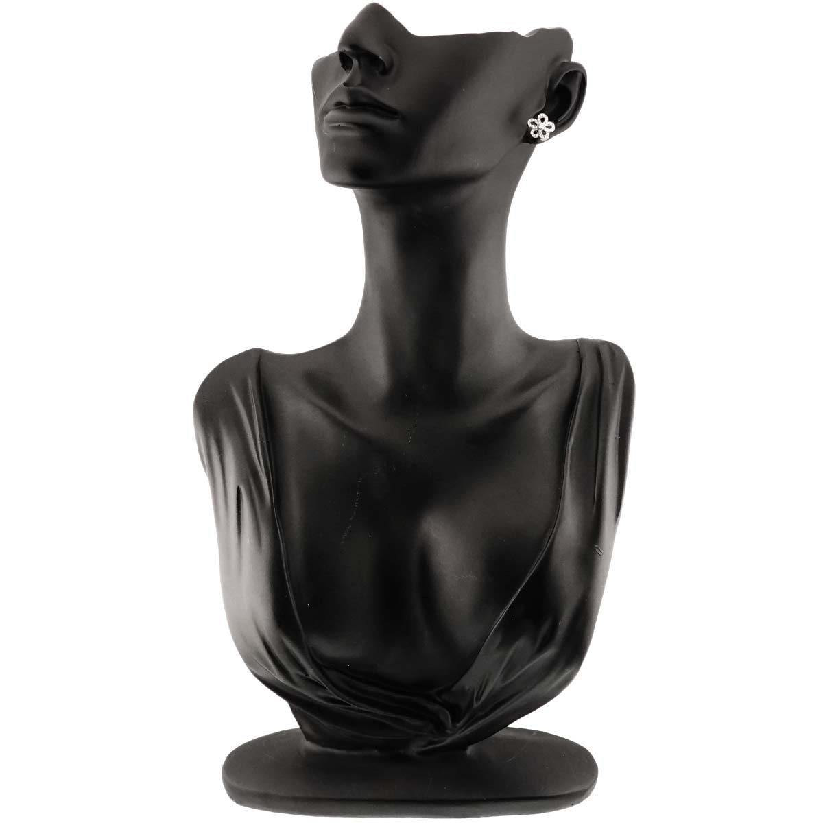 Diamond 0.22ct/0.22ct Earrings Pierced 18K WG 750