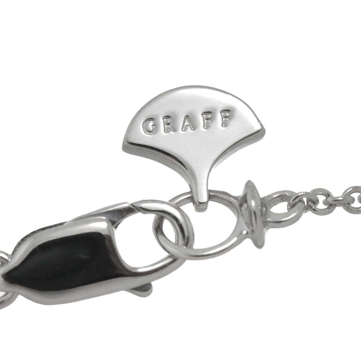 Flower Large Diamond Necklace 18K WG 750