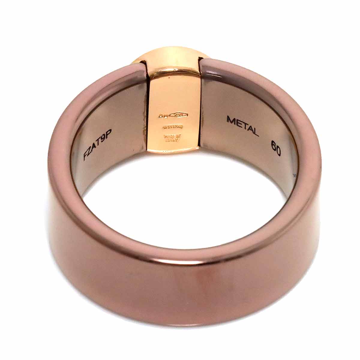 Diamond Ring 18K Pink Gold 750 METAL size60 8.75(US)