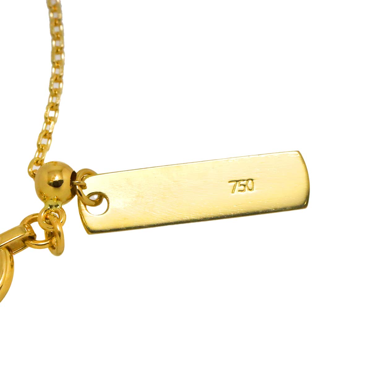 BlueTopaz Prenight Quartz Necklace 18K YG 750