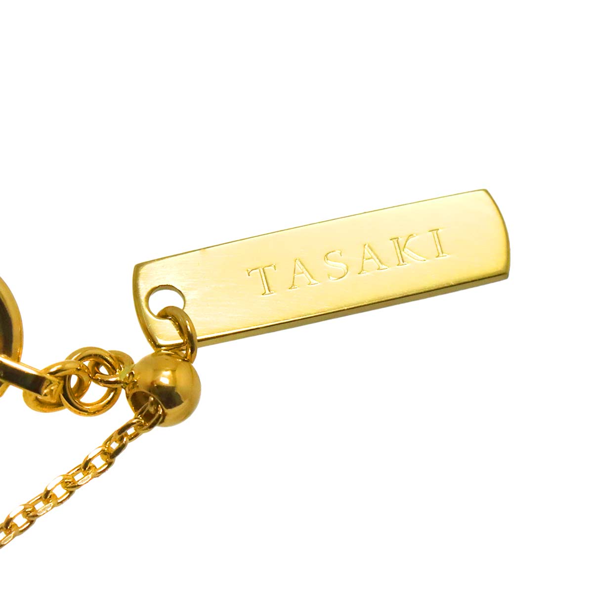 BlueTopaz Prenight Quartz Necklace 18K YG 750