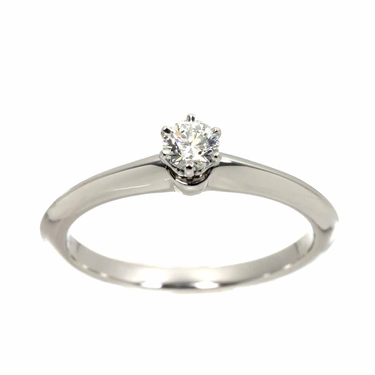 Diamond 0.19ct Ring Pt Platinum Size6(US)