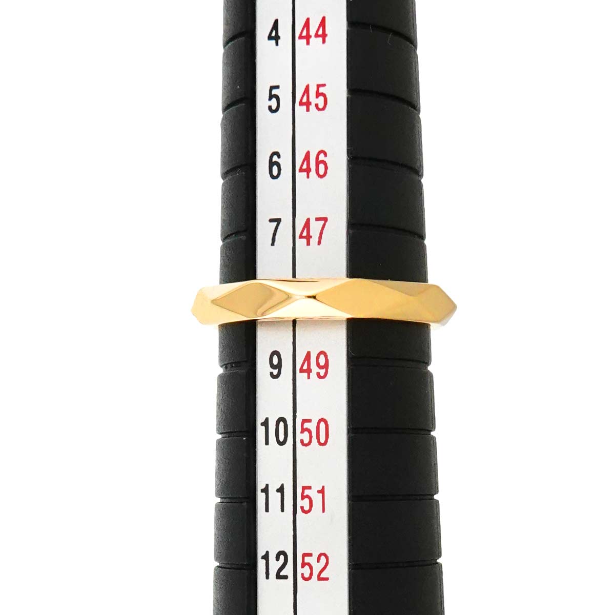 Facet Ring 18K YG 750 Size48 4.5(US)