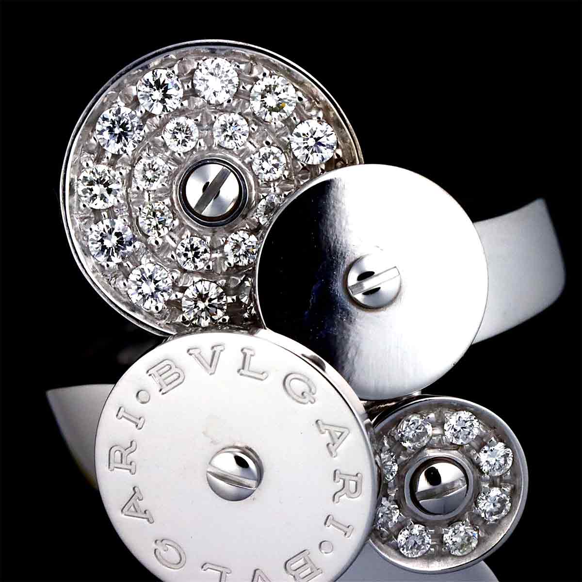 Cicladi Diamond Ring 18K White Gold 750 siza 6(US)