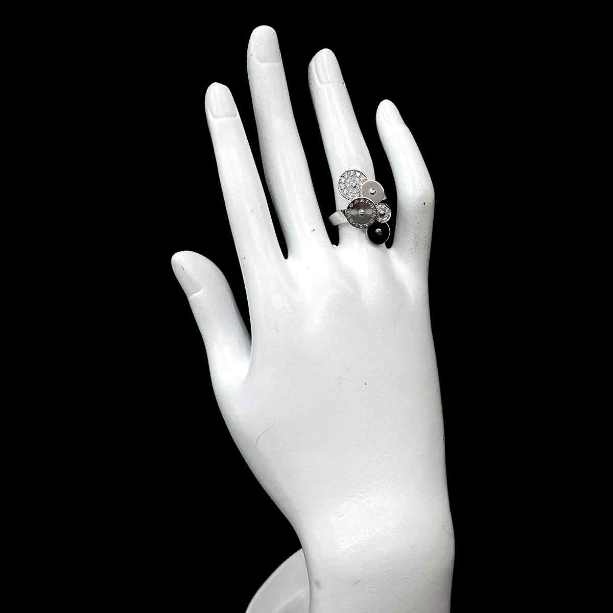 Cicladi Diamond Ring 18K White Gold 750 siza 6(US)