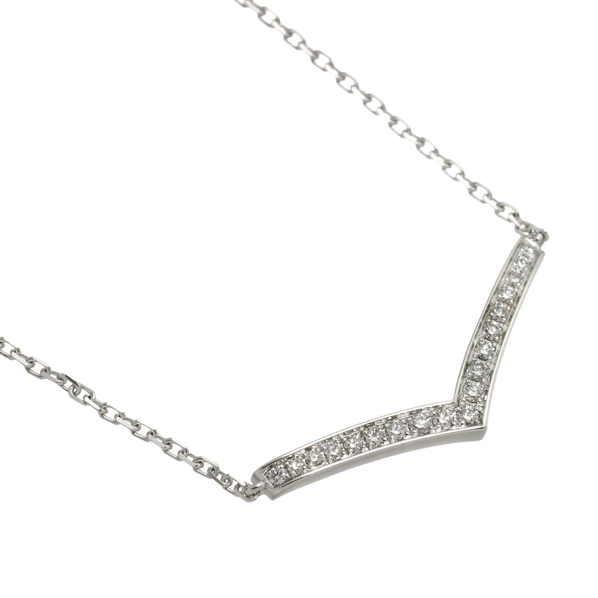 Josephine Diamond Necklace 18K WG White Gold 750