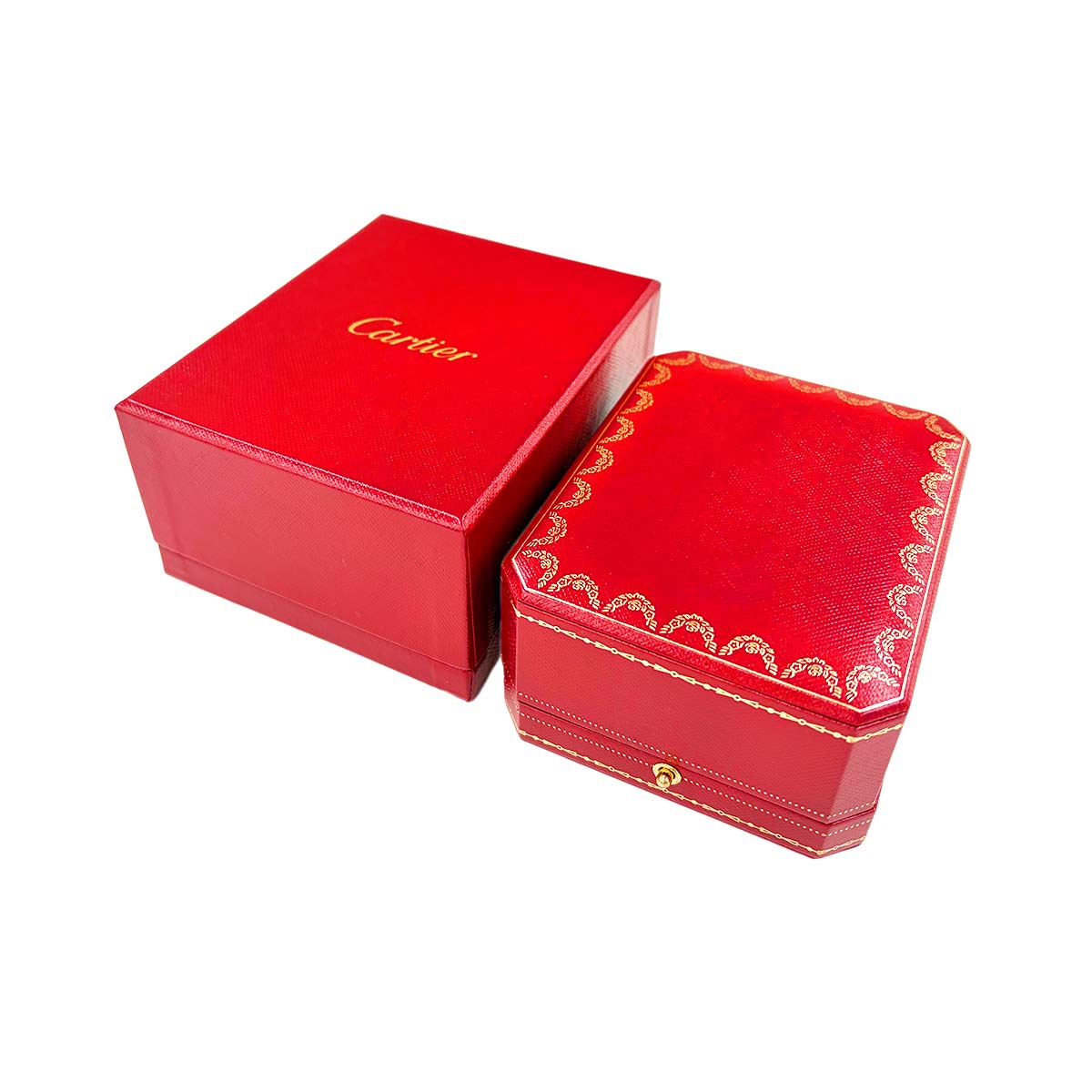 Amulette Mother of Pearl Diamond Earrings Pierced 18K YG 750