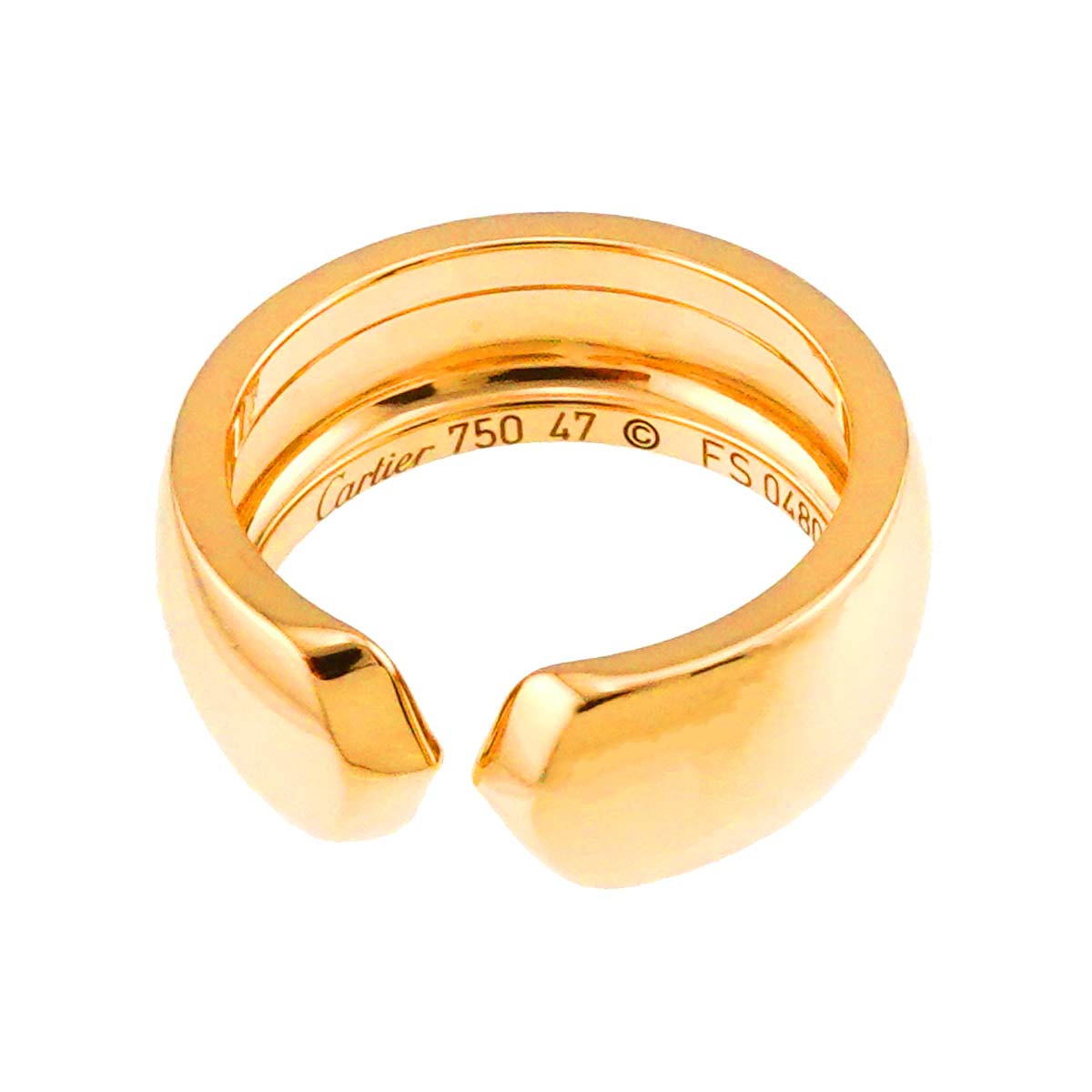 Ring 18K YG 750 size47 4(US)