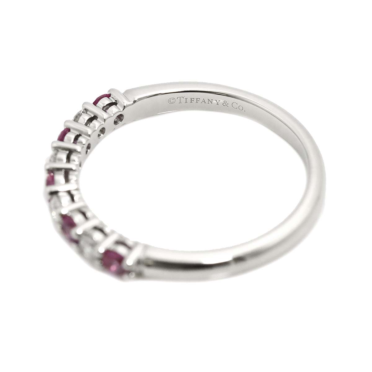 Sapphire Diamond Ring Pt size4.75-5(US)