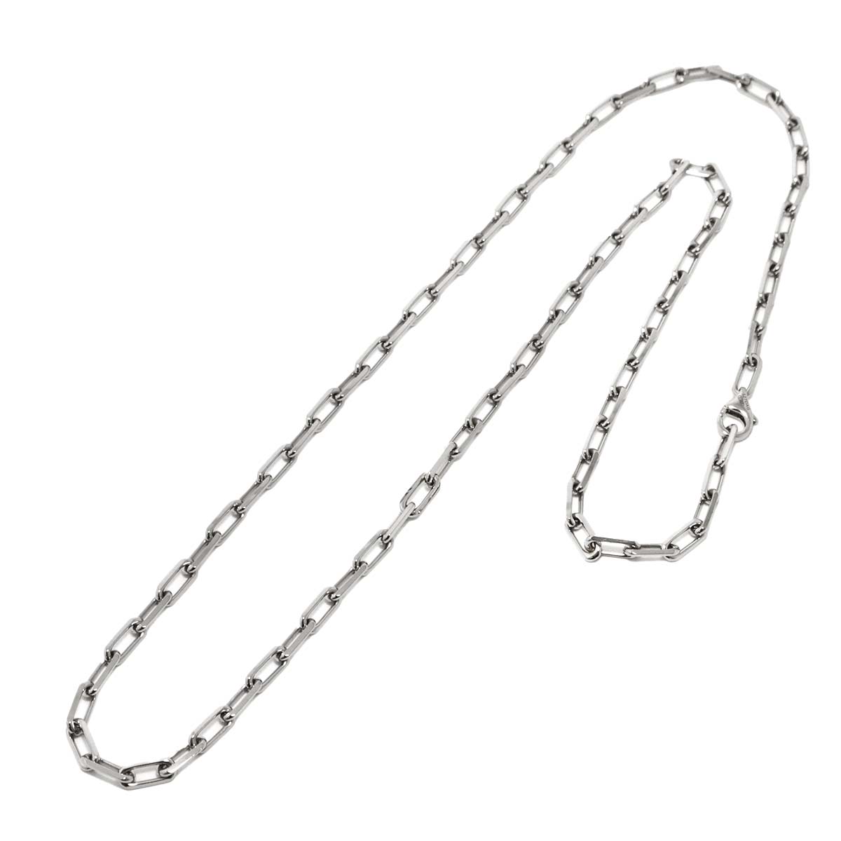Santos Chain Necklace 18K White Gold 750
