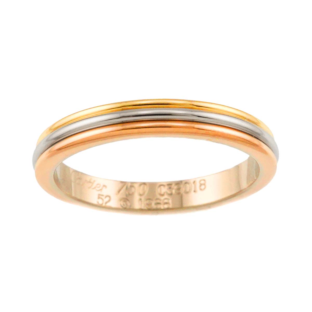 Vendome Ring 18K YG WG PG 750 size52 6(US)