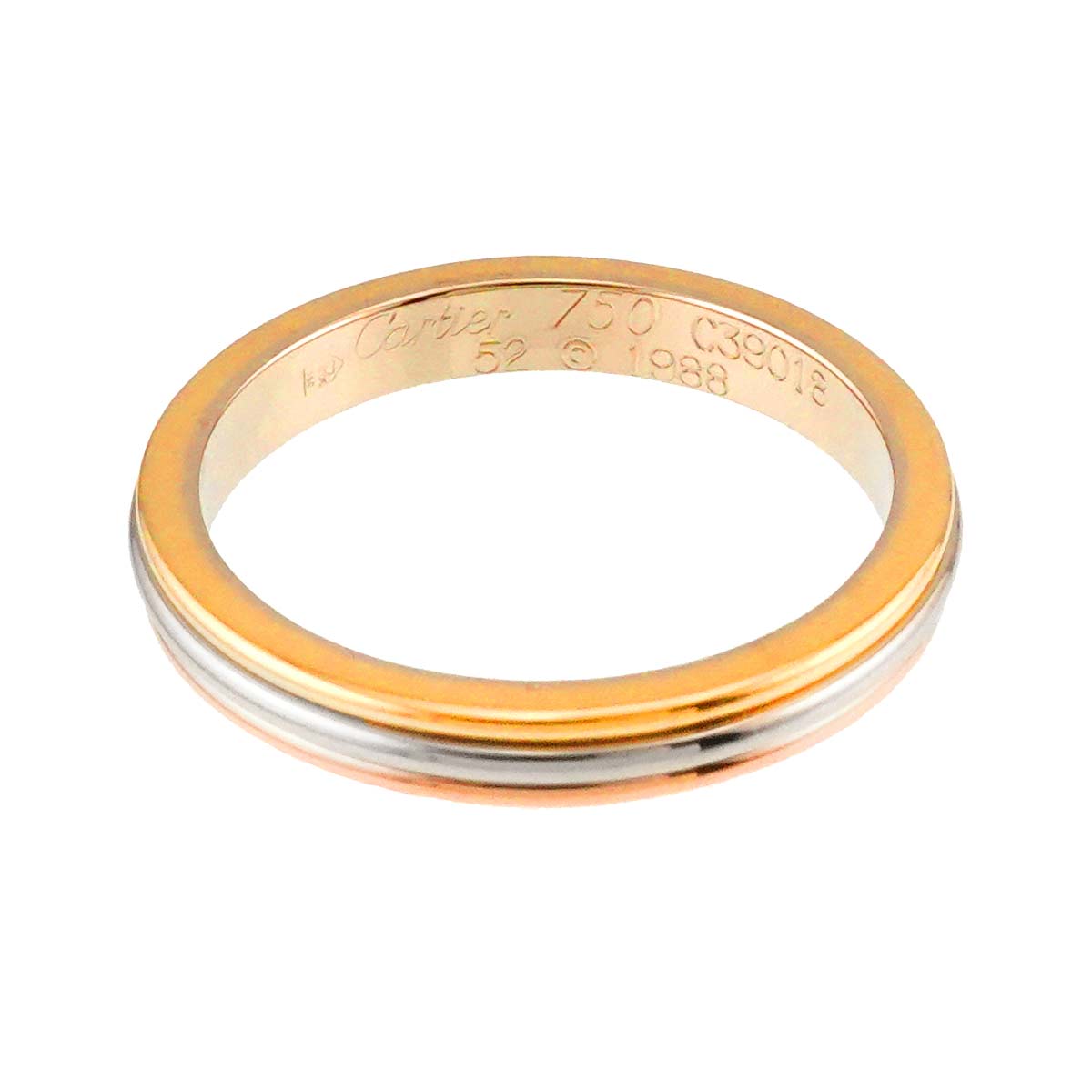 Vendome Ring 18K YG WG PG 750 size52 6(US)