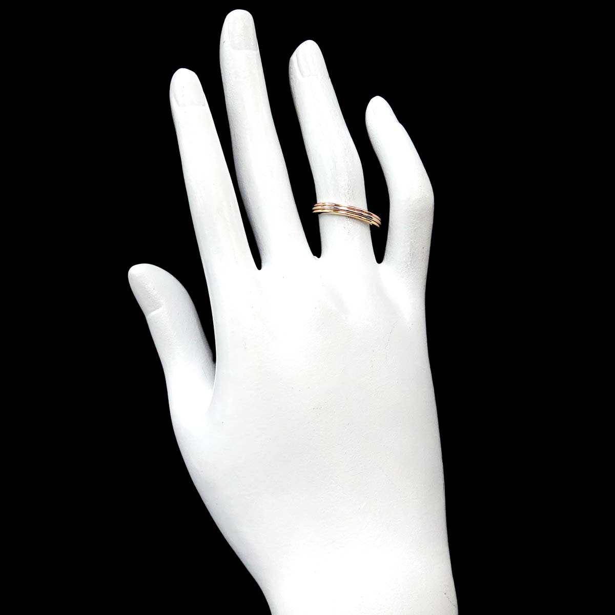 Vendome Ring 18K YG WG PG 750 size52 6(US)