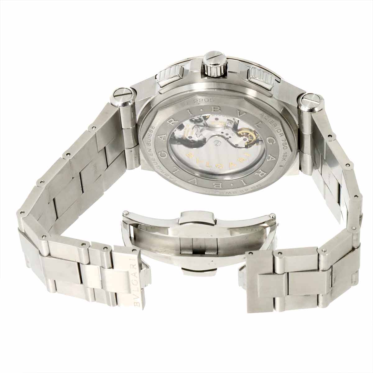 Diagono Calibro 303 DG42SWGCH K18WG Gray Silver Dial Mens