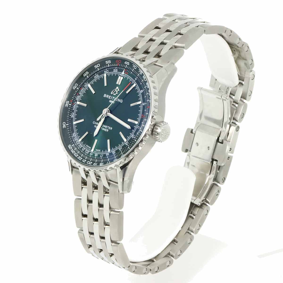 Navitimer 41 A17329 Automatic Green Dial Mens