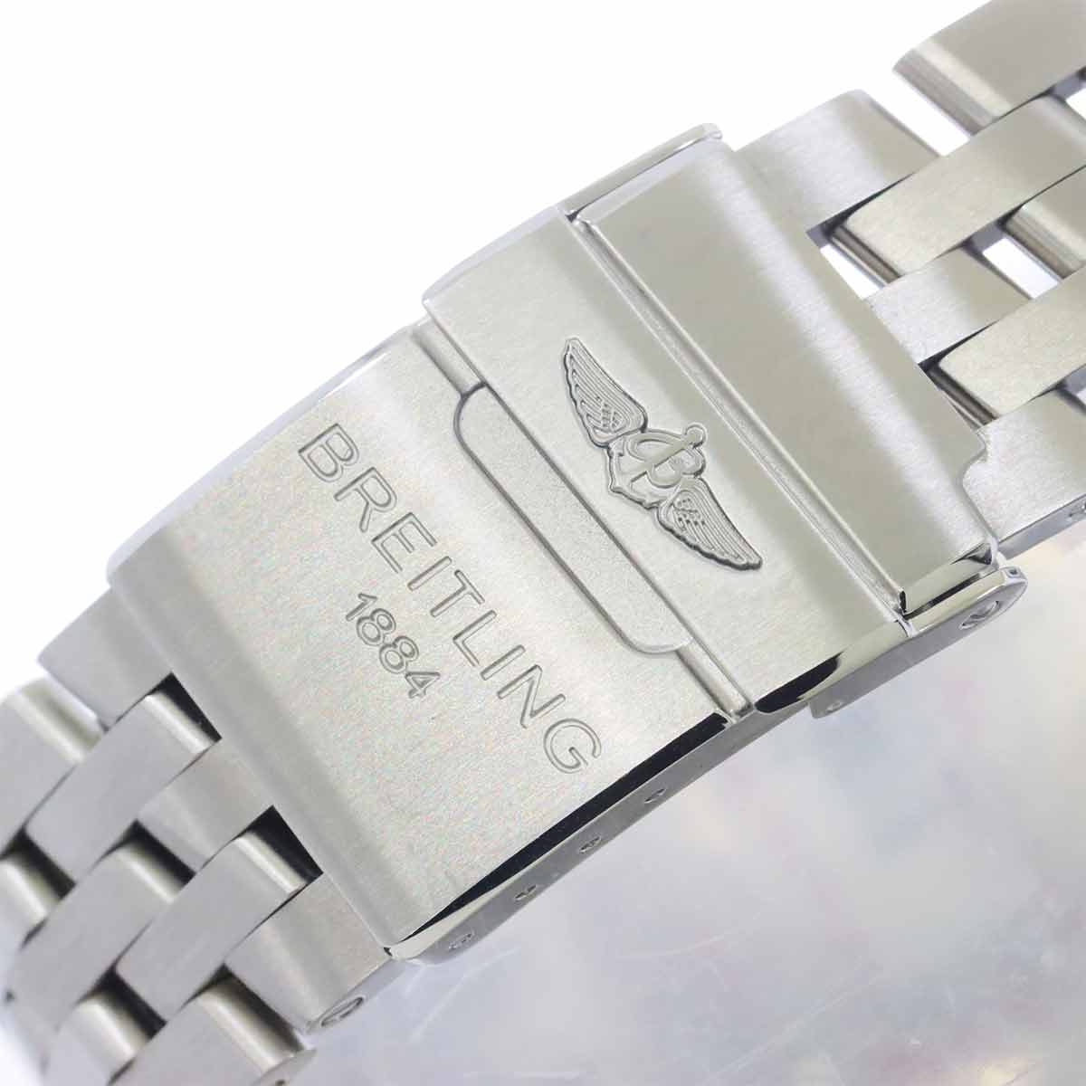 Chronomat Black Bird A44360 Automatic Date Black Dial Mens