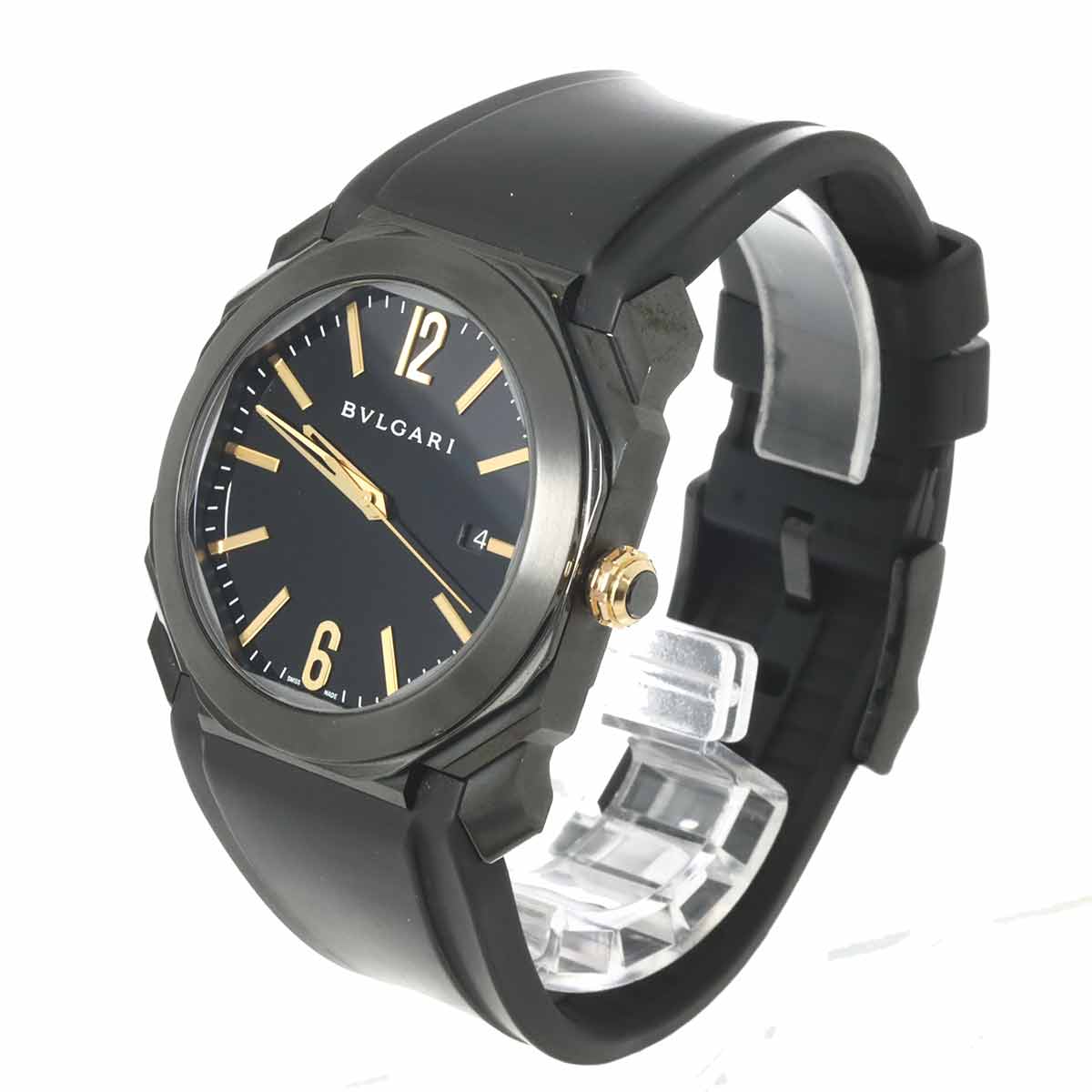 Octo BGO41S Black Dial Automatic Mens Date Wrist Watch