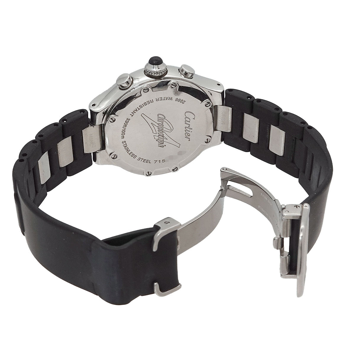 Must 21 Chronoscaph W10198U2 Quartz Black Dial Ladies Watch