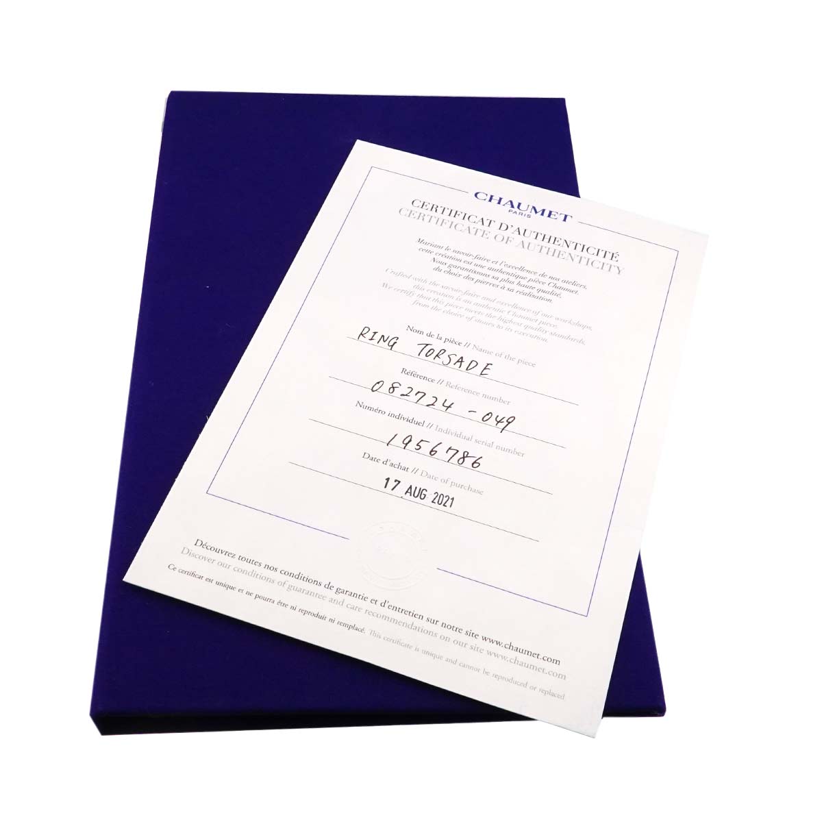 Torsade Half Diamond Ring Platinum size49 4.75-5(US)