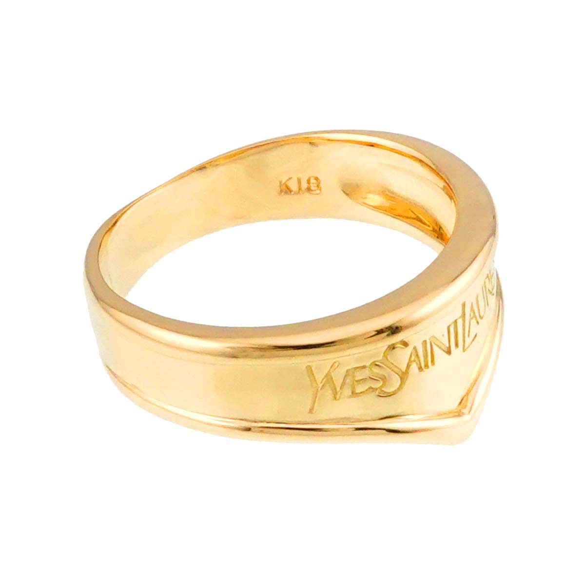 Ring 18K Yellow Gold 750 Pt size5.5-5.75(US)
