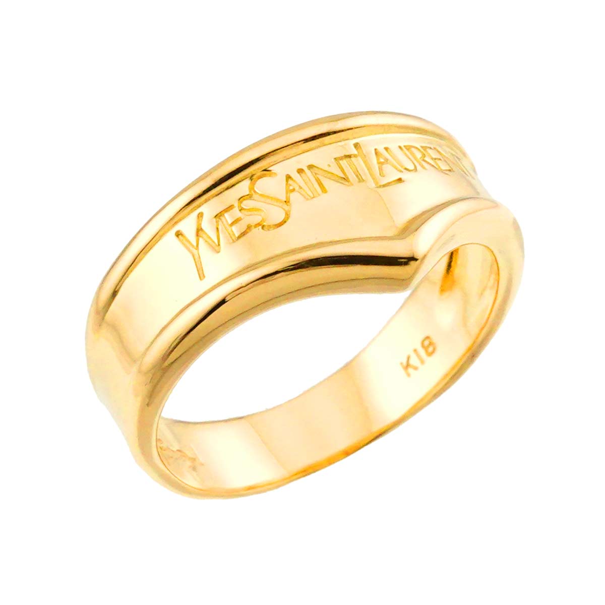 Ring 18K Yellow Gold 750 Pt size5.5-5.75(US)