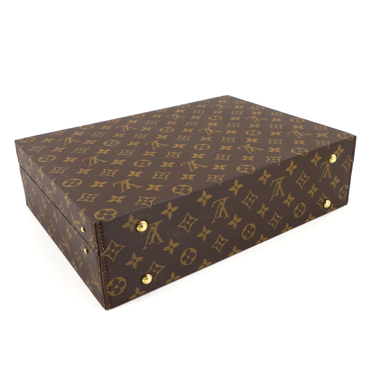 Monogram Boite Bijoux Jewelry case Trunk Brown M47120