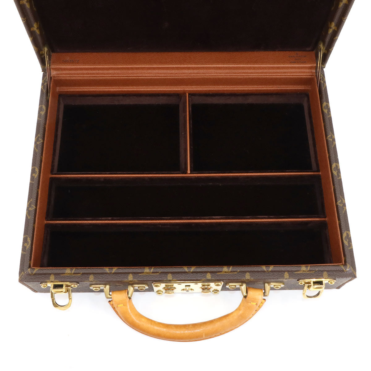Monogram Boite Bijoux Jewelry case Trunk Brown M47120