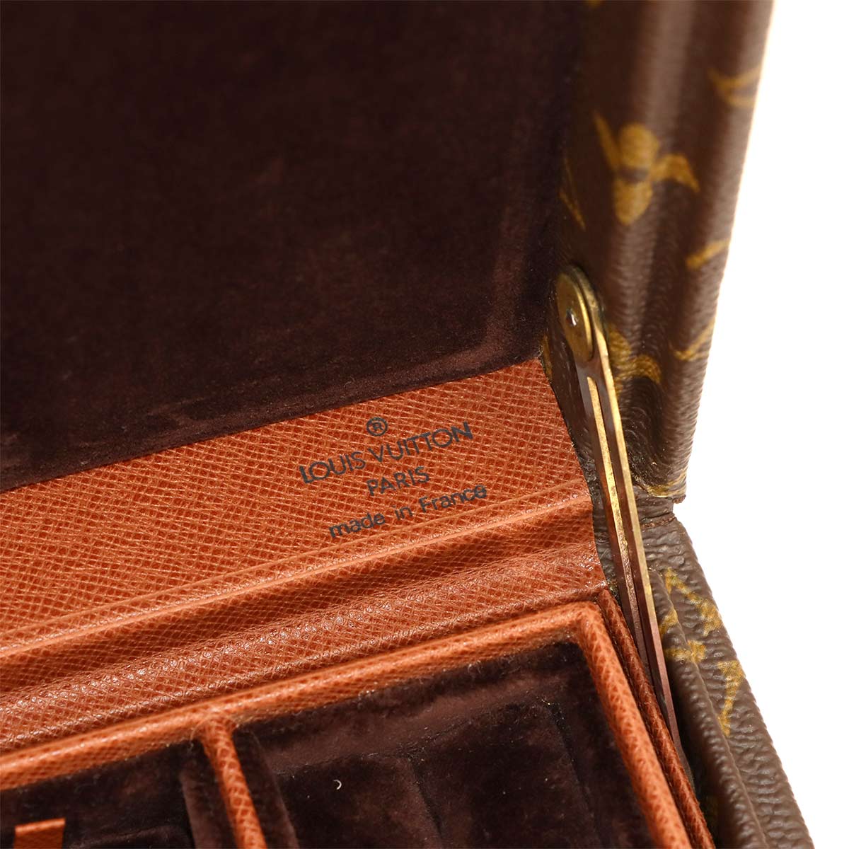 Monogram Boite Bijoux Jewelry case Trunk Brown M47120