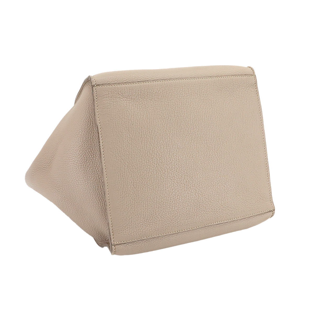 Big Bag Small With Longstrap Hand Shoulder Bag Leather Beige