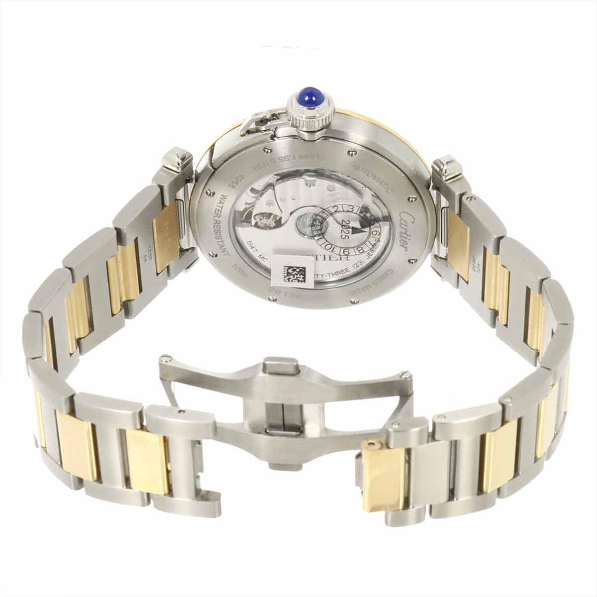 Pasha 41mm W2PA0009 Chronograph Date Automatic Silver Dial