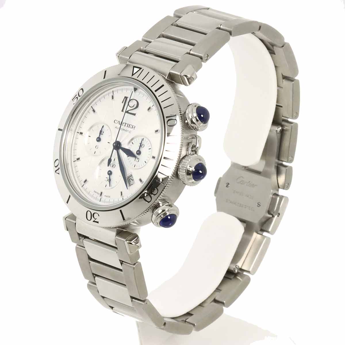 Pasha de Cartier WSPA0018 Automatic Silver Dial Mens Watch