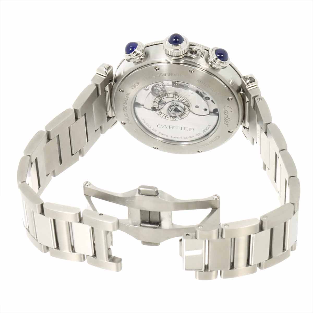 Pasha de Cartier WSPA0018 Automatic Silver Dial Mens Watch