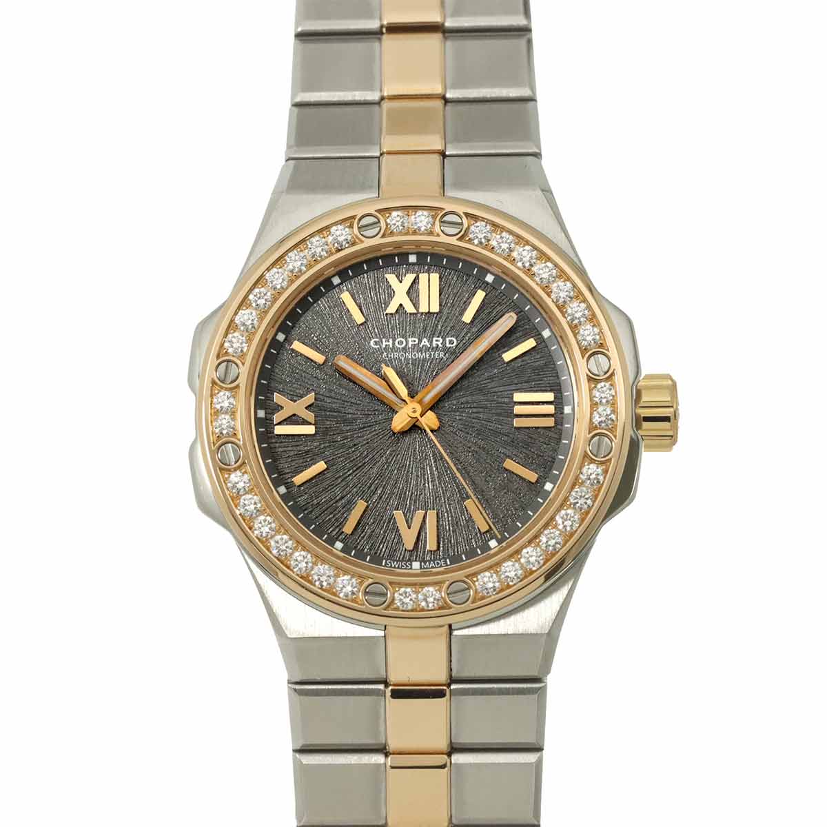 Alpine Eagle 298617 6002 K18PG Automatic Gray Dial Ladies