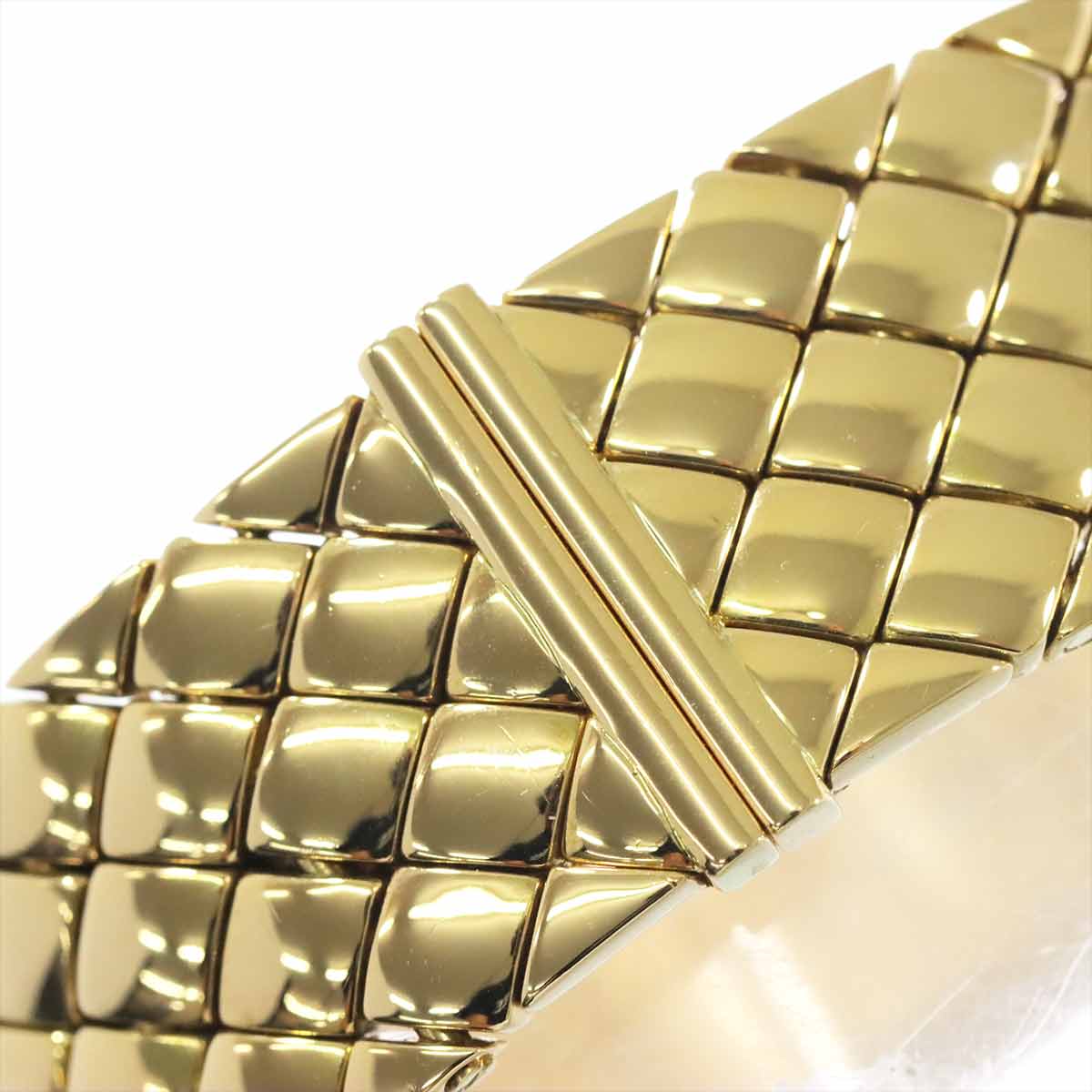 Matelasse H0008 Quartz K18YG Black Dial Ladies Watch