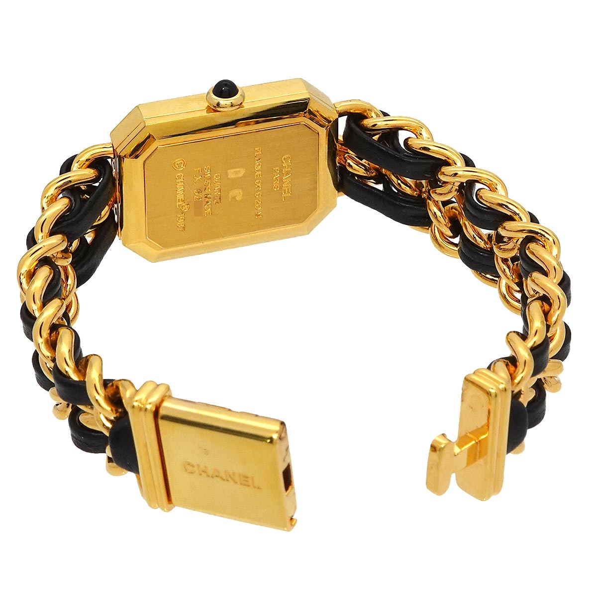 Premiere Size S H0001 Vintage Quartz Black Dial Ladies Watch