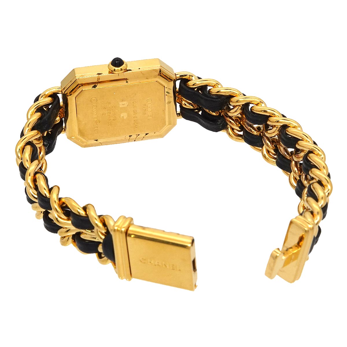 Premiere Size S H0001 Vintage Quartz Black Dial Ladies Watch