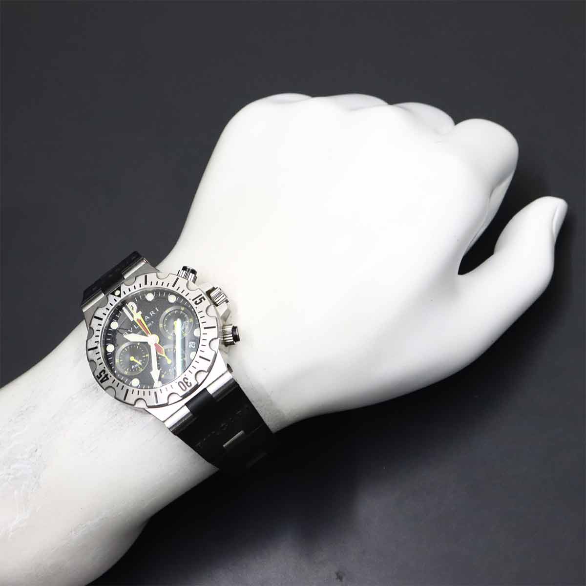 Diagono Scuba Flyback chronograph SC40S Black Dial Mens