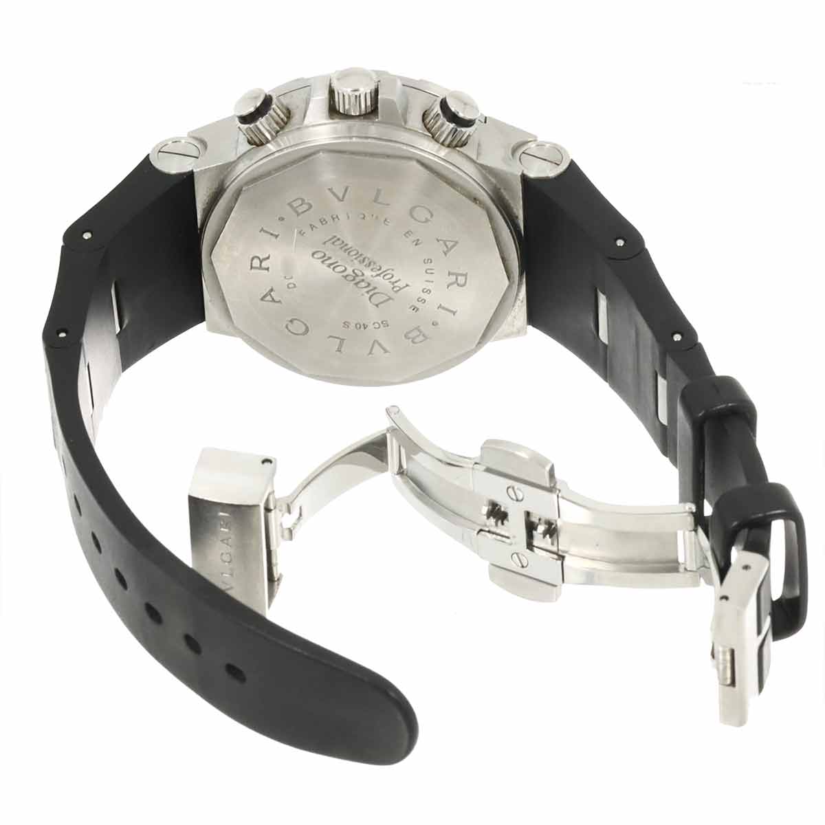 Diagono Scuba Flyback chronograph SC40S Black Dial Mens