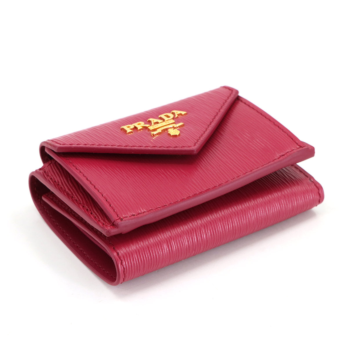 Compact Wallet Leather Ibisco Pink 1MH021 Purse 90304197