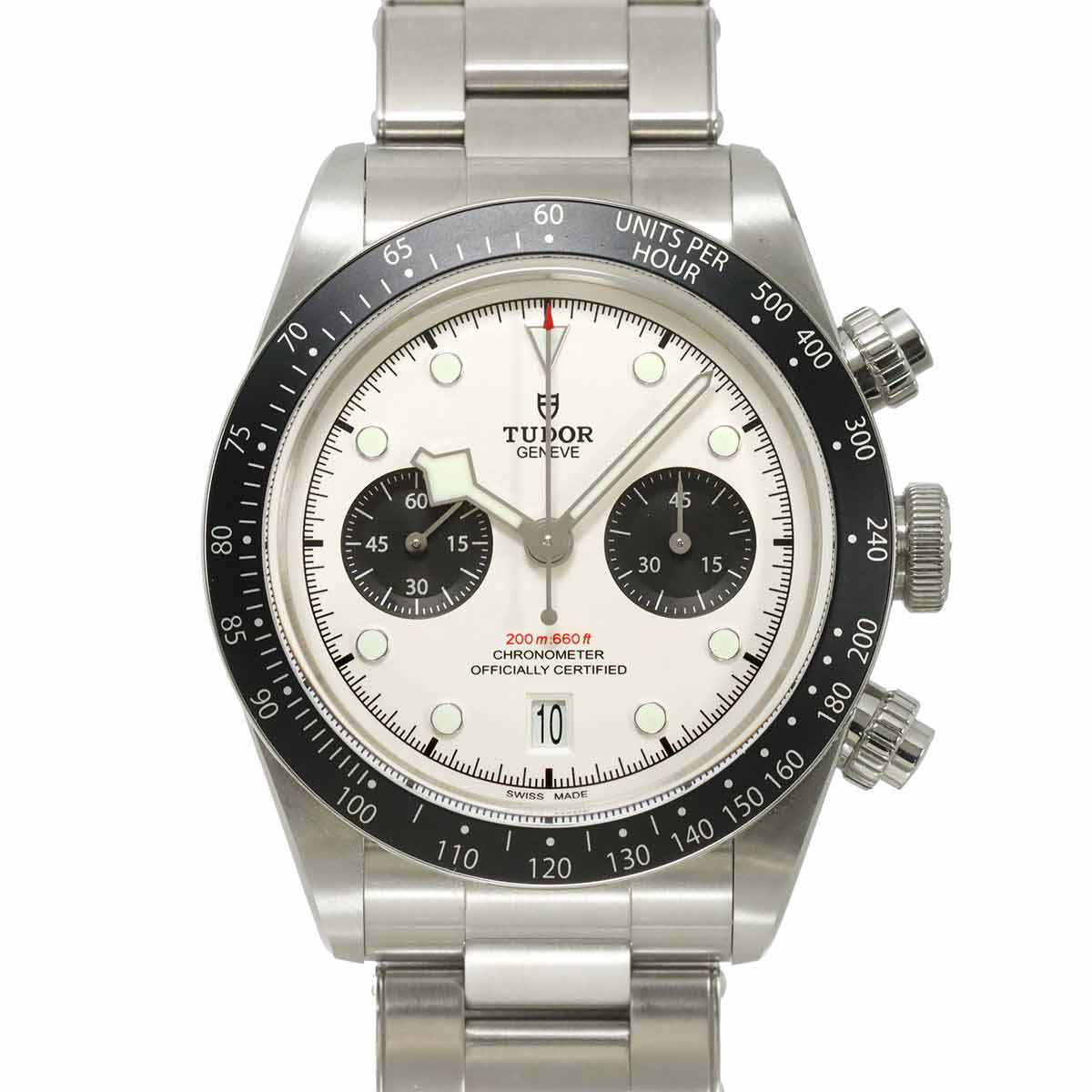 Black Bay Chronograph 79360N Automatic White Dial Mens Watch